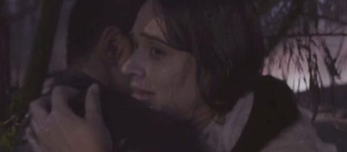 Luna em meio &agrave; chuva de 'Salva-se Quem Puder'. (Divulga&ccedil;&atilde;o/TV Globo)