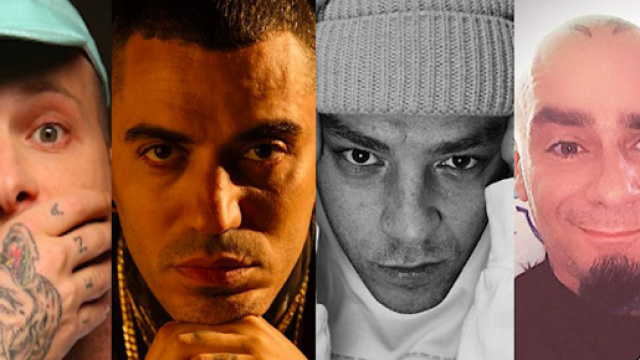 Clementino, Marracash, Salmo e J-Ax.