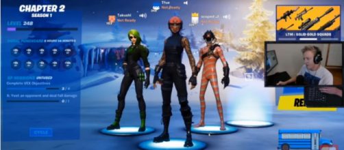 'Fortnite' pro Tfue while talking to the aimbotter. [Image source: thatdenverguy/YouTube]