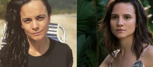Alice Braga e Bianca Comparato est&atilde;o em um relacionamento s&eacute;rio desde 2015. (Reprodu&ccedil;&atilde;o/Fotomontagem)