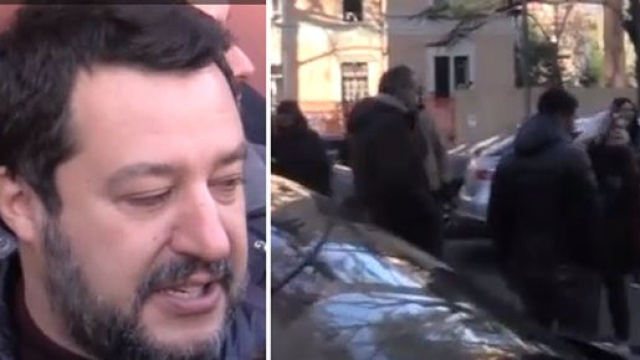 Salvini contestato a Bologna nel giorno dell'Epifania.