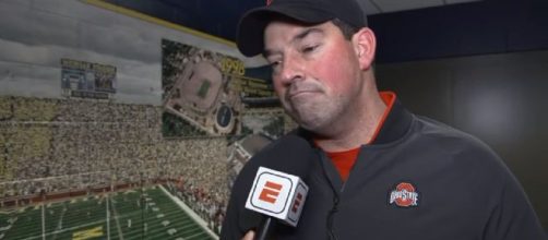 Ohio State Buckeyes coach Ryan Day still hurt with 2019 Fiesta Bowl. Image credit: ESPN College Football/Youtube screenshot
