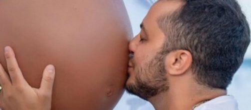 Bento, filho de Thammy Miranda e Andressa Ferreira, nasce em Miami. Reprodu&ccedil;&atilde;o/Instagram