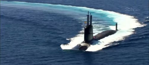 Imagen virtual de como ser&aacute; el aspecto del S-81 navegando en superficie.