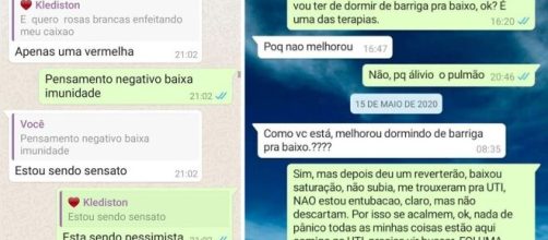 'Volto r&aacute;pido' e 't&ocirc; apavorado': as &uacute;ltimas mensagens de v&iacute;timas da covid-19 (Reprodu&ccedil;&atilde;o/ BBC News)