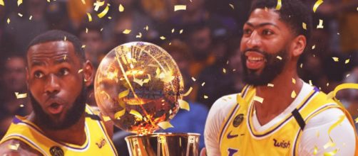 LA Lakers foi o campe&atilde;o da edi&ccedil;&atilde;o 2019/20. (Arquivo Blasting News)