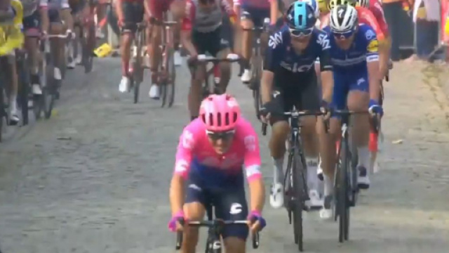 Alberto Bettiol, vincitore al Giro delle Fiandre 2019.