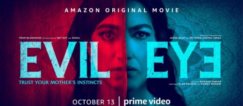 Arte de divulga&ccedil;&atilde;o do filme 'Evil Eye' da Amazon Prime Video. (Arquivo Blasting News)