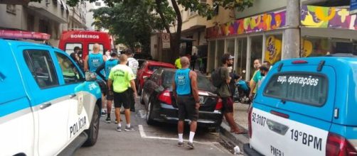 Homem joga botij&atilde;o de g&aacute;s de apartamento e mata pedestre (Divulga&ccedil;&atilde;o/PMRJ)