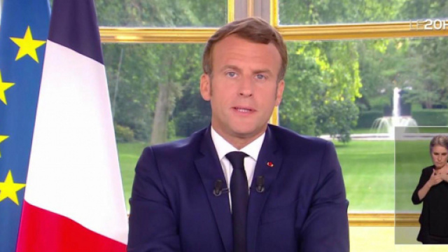 Emmanuel Macron : ce qu'il pourrait annoncer &agrave; 20h. Credit: Capture TF1