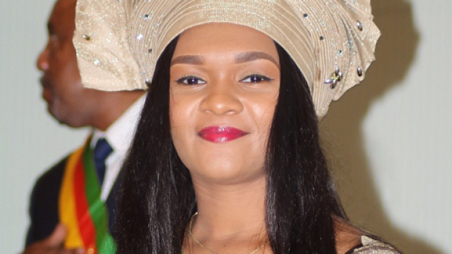 L'honorable D&eacute;put&eacute; du PCRN, Nourane Moluh Hassan &eacute;pouse Fotsing (c) Nourane Fotsing