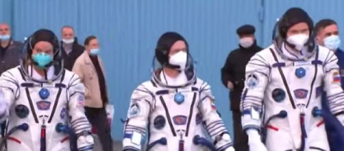 US astronaut Kate Rubins joins Russian Soyuz to ISS for what may be final time. [Image source/TODAY YouTube]