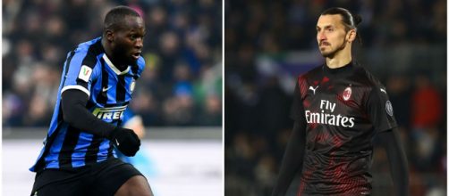 O belga Lukaku e o sueco Ibrahimović s&atilde;o as principais esperan&ccedil;as no cl&aacute;ssico italiano entre Internazionale e Milan. (Arquivo Blasting News)