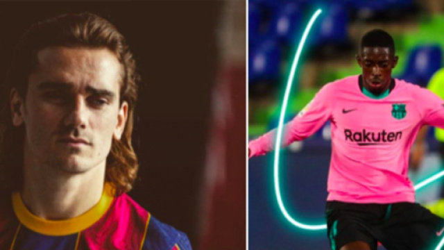 La presse et les supporters d&eacute;zinguent les deux fran&ccedil;ais du FC Barcelone - Photo montage capture d'&eacute;cran Instagram