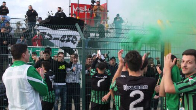 Saviano-Virtus Avellino, i neroverdi in dieci per met&agrave; secondo tempo: alla fine &egrave; pareggio.