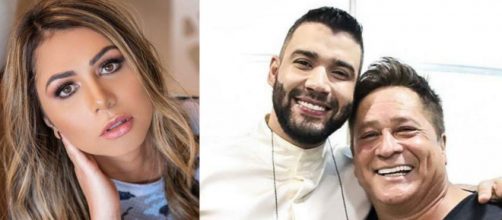 Em &aacute;udios, Mallu teria dito que teve um caso com Gusttavo Lima. (Arquivo Blasting News)