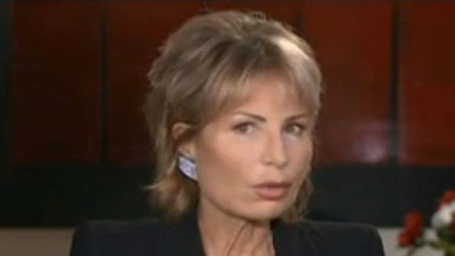 Lilli Gruber conduce Otto e mezzo da casa sua.