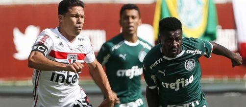 Hernanes, do S&atilde;o Paulo, e Ramires, do Palmeiras, j&aacute; atuaram no futebol asi&aacute;tico. (Arquivo Blasting News)