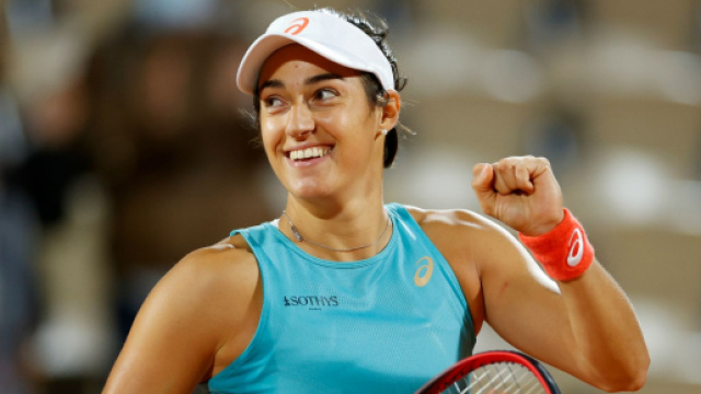 Roland-Garros : Garcia gagne contre Mertens. &copy; Thomas SAMSON / AFP