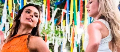 Ritinha e Jeiza em 'A For&ccedil;a do Querer'. (Reprodu&ccedil;&atilde;o/ TV Globo)