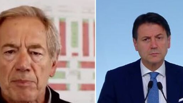 Guido Bertolaso e Giuseppe Conte.