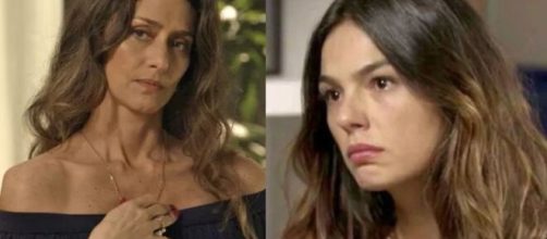 Joyce e Ritinha em "A For&ccedil;a do Querer". (Fotomontagem)