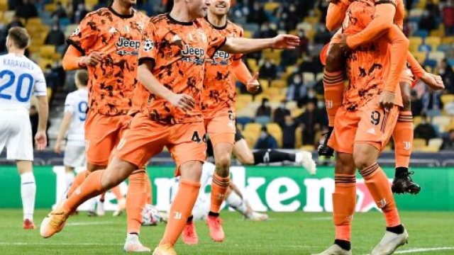 Dinamo Kiev-Juventus 0-2: doppietta di Alvaro Morata.