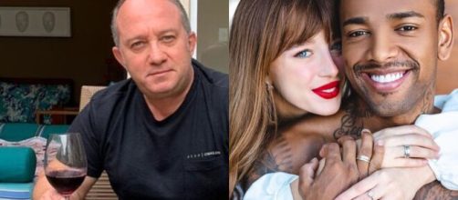 Pai de Duda Reiz, Luiz Fernando Barreira, cr&iacute;tica Nego do Borel ap&oacute;s fotos sensuais com Anitta. (Fotomontagem)