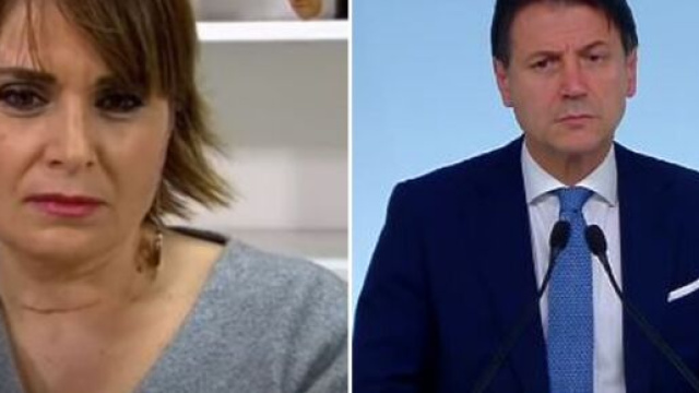 L'immunologa Antonella Viola e Giuseppe Conte.