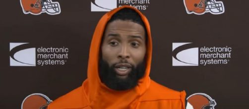 Beckham caught just two passes for 25 yards vs Steelers (Image Credit: Cleveland Browns/YouTube)