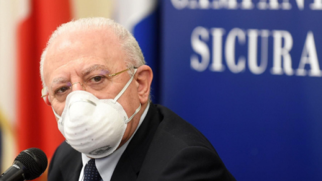 Covid Campania, De Luca richiede il lockdown in Campania