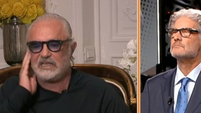 Flavio Briatore attacca Conte e Galli durante Dritto e rovescio.