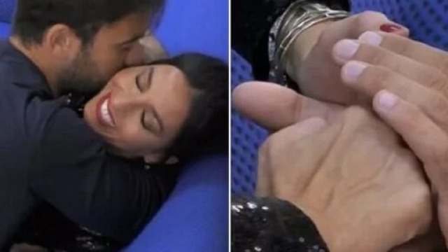 Gf Vip, Elisabetta Gregoraci scrive un messaggio in codice sulla mano di Pierpaolo.