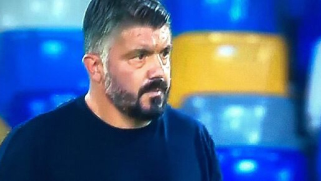 Rino Gattuso, tecnico del Napoli.
