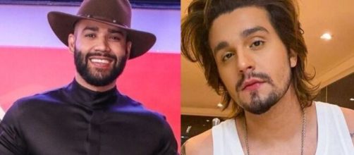 Gusttavo Lima e Luan Santana se divorciaram recentemente. (Fotomontagem)