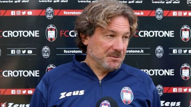 Crotone, il tecnico Giovanni Stroppa.