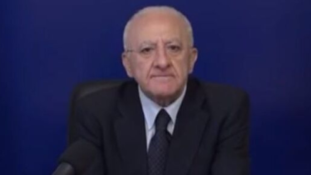 Vincenzo De Luca, governatore della Campania.