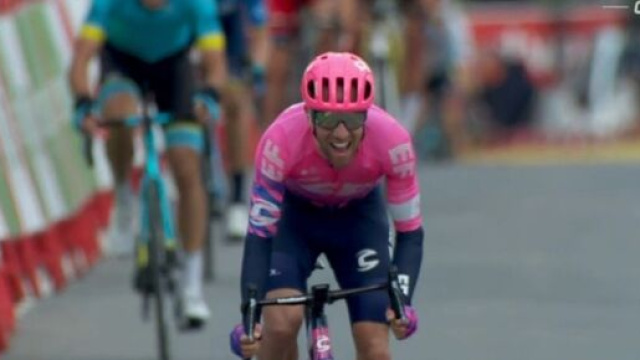 Michael Woods vince la settima tappa della Vuelta Espana.