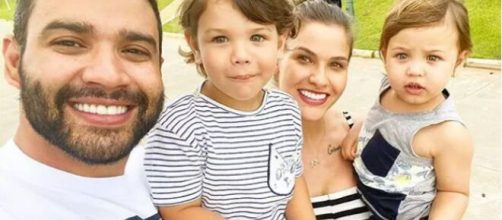 Gusttavo Lima ir&aacute; pagar R$ 57 mil de pens&atilde;o para Andresa Suita e dois filhos. (Arquivo Blasting NEws)