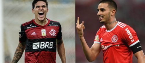 Pedro e Thiago Galhardo s&atilde;o dois dos melhores jogadores da competi&ccedil;&atilde;o no primeiro turno. (Fotomontagem)