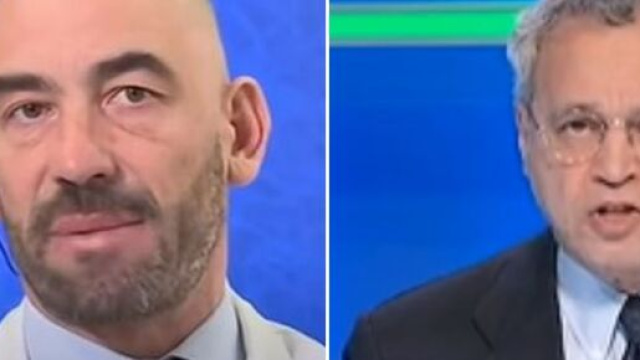 Matteo Bassetti ed Enrico Mentana.