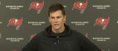 Brady&rsquo;s five-touchdown performance is the 7th in his career. [Image Source: Tampa Bay Buccaneers/YouTube]