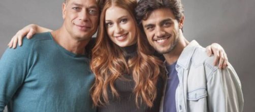 Arthur, Eliza e Jonatas em "Totalmente Demais". (Reprodu&ccedil;&atilde;o/TV Globo)