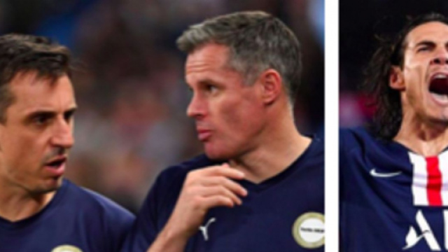 Clashe entre deux anciennes l&eacute;gendes et le transfert de Cavani - Photo montage