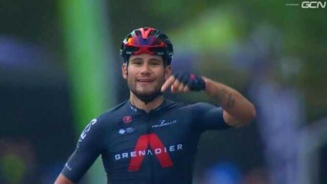 La vittoria di Filippo Ganna nella quinta tappa del Giro d'Italia.
