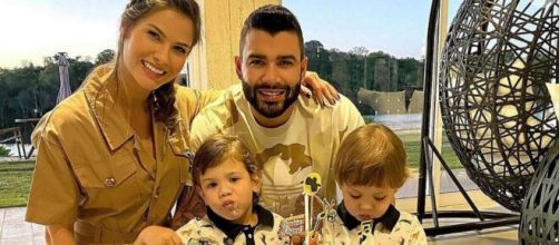 Gusttavo Lima e Andressa Suita teriam anunciado separa&ccedil;&atilde;o. (Arquivo Blasting News)