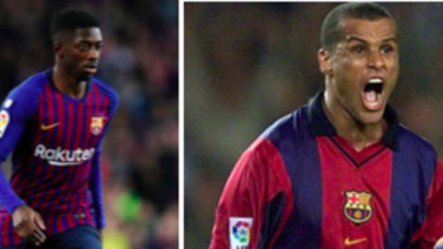 Rivaldo d&eacute;truit Ousmane Demb&eacute;l&eacute; et met le feu &agrave; la Toile. Credit: Instagram