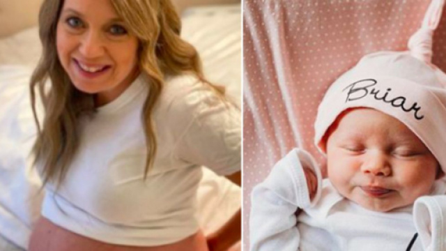 A 51 ans elle accouche de sa petite fille - Photo montage compte instagram ivf.surrogacy.diary