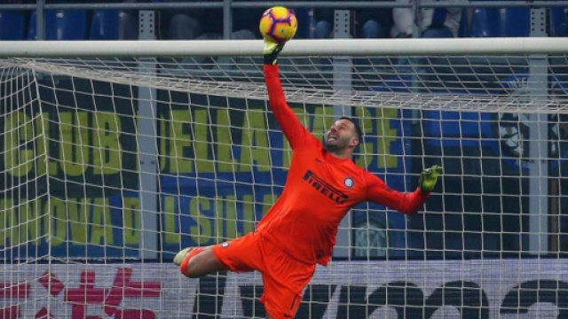 Samir Handanovic, portiere dell'Inter.