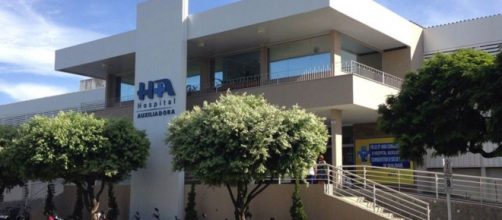 Fachada do Hospital Nossa Senhora Auxiliadora, onde a mulher est&aacute; internada (Divulga&ccedil;&atilde;o/Hospital Nossa Senhora Auxiliadora)